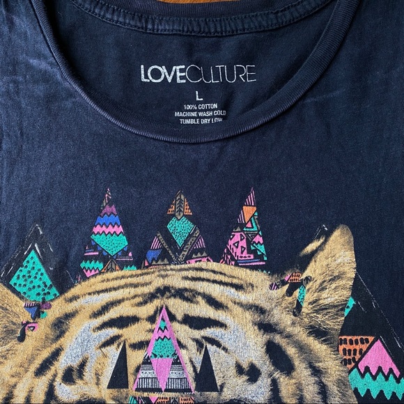 Black Tiger Tribal Muscle Tank - Large - Picture 5 of 6